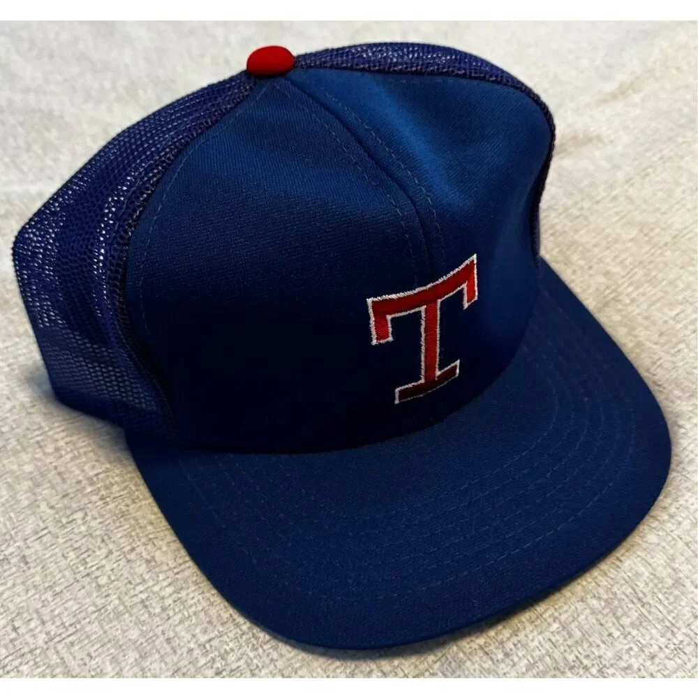 Texas Rangers Sports Specialty Snapback Mesh Trucker Blue Red Hat Cap New